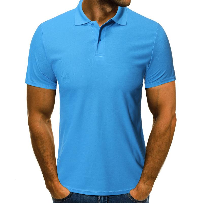 Polo de manga corta con solapa lisa para hombre 80301954Z