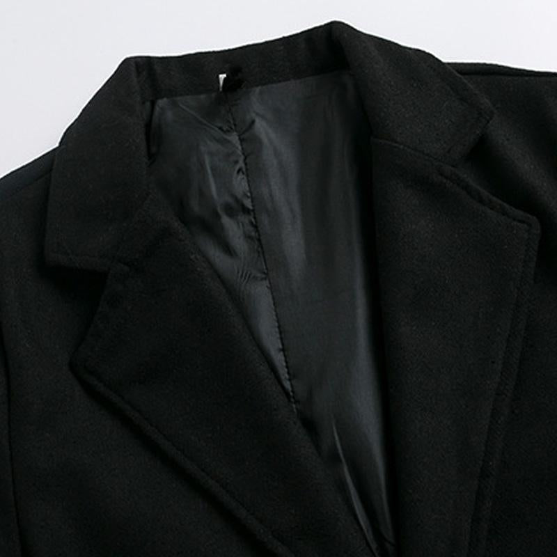 Gabardina larga ajustada estilo británico para hombre 45391039X