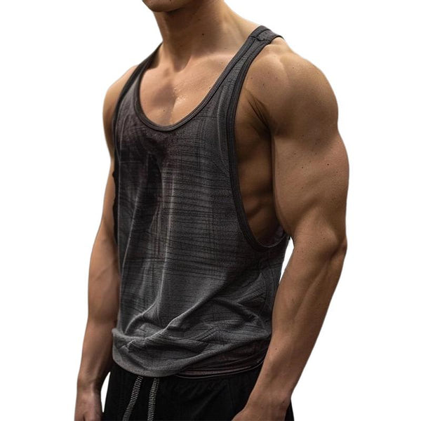 Men's Casual Outdoor Sports Round Neck Tank Top 60700559TO