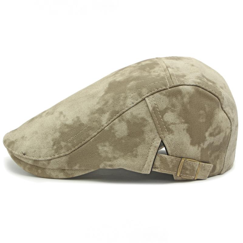 Cappello basco retrò britannico da uomo con motivo tie-dye 48833156K