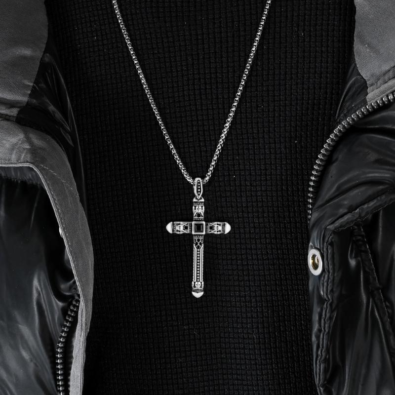Collana con croce retrò casual 48827160TO
