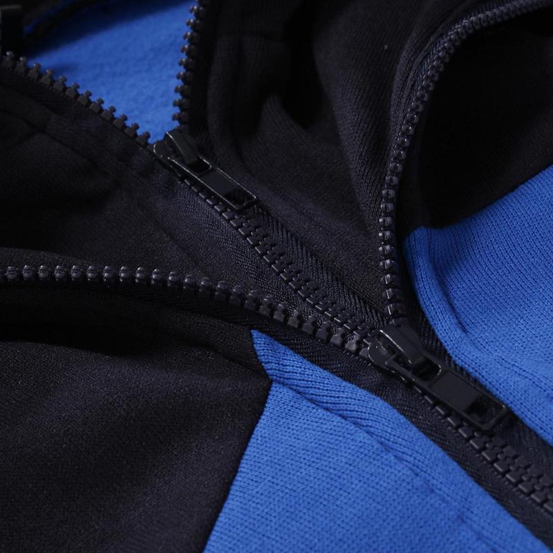 Felpa con cappuccio e pantaloni della tuta casual da uomo a doppio strato 40965202F