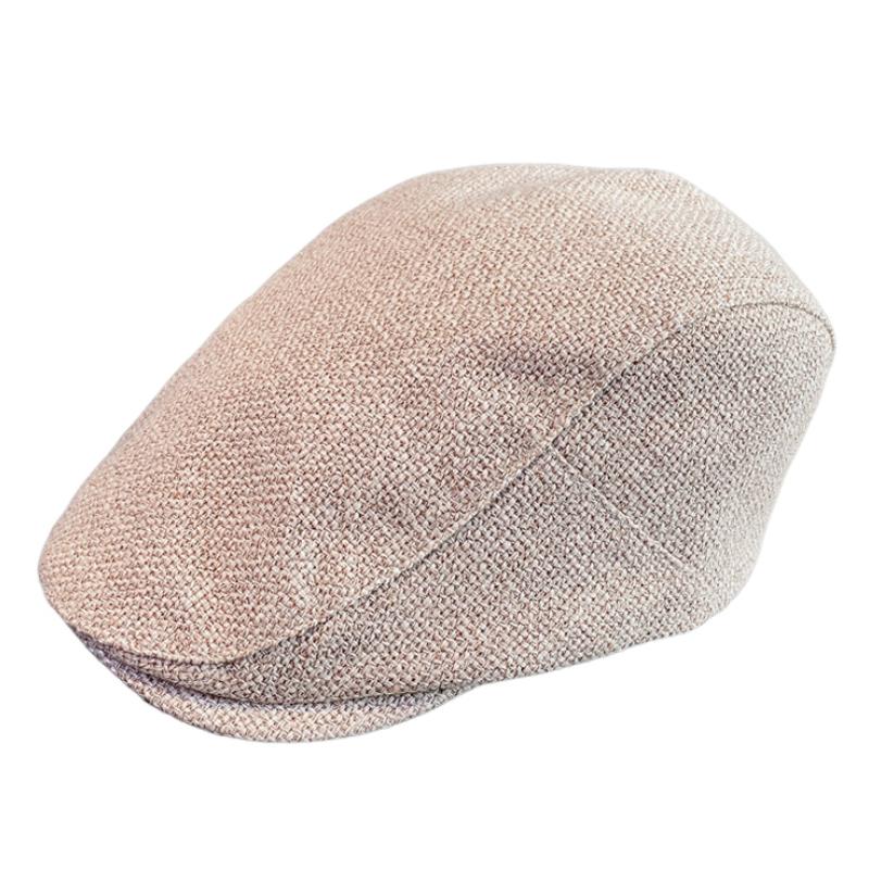 Berretto vintage da uomo in cotone e lino davanti 60758421M