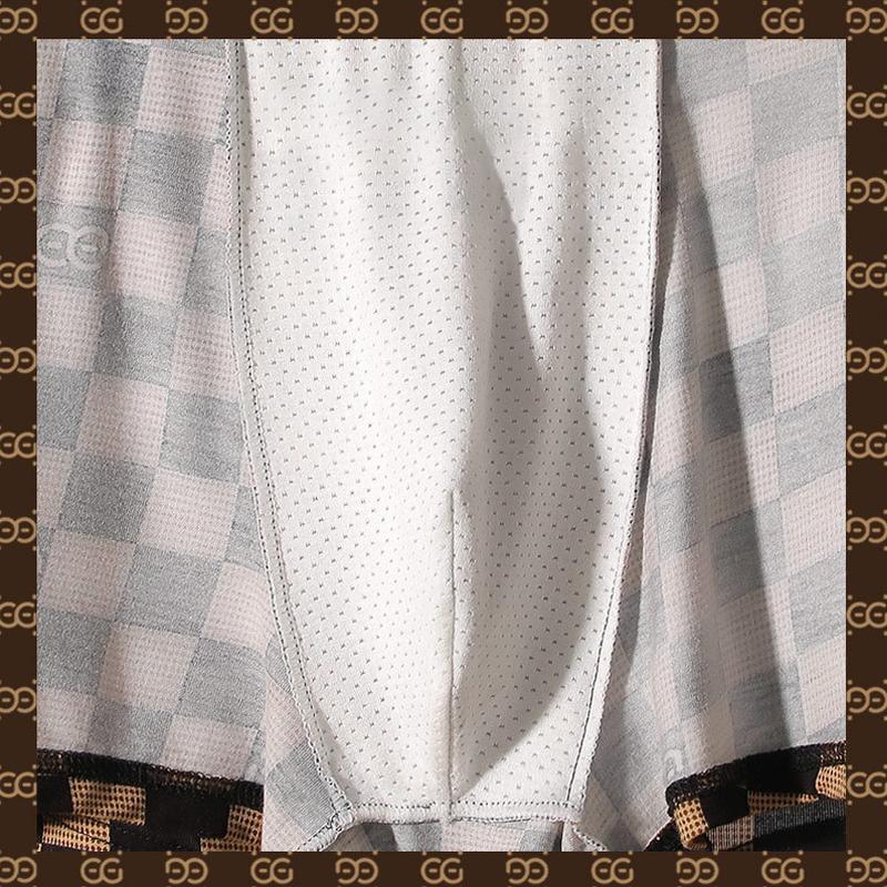 Men's Underwear 4 Pcs Retro Geometric Letters Print Breathable Boxer Briefs Set 57589817Z