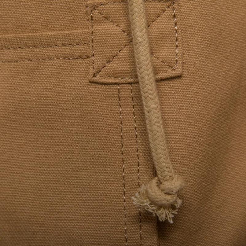 Chaqueta cargo informal de algodón lavado con capucha y corte ajustado para hombre 77422336M