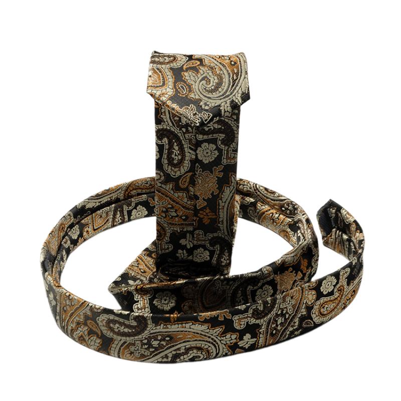 Hommes Élégant Affaires Décontracté Paisley Motif Noix de Cajou Cravate 21688766K