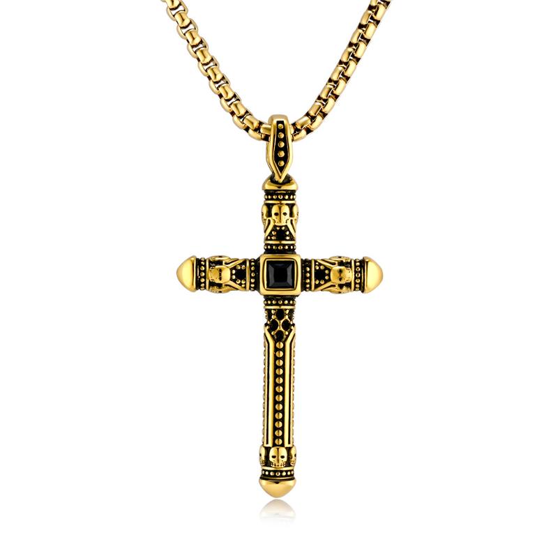 Collana con croce retrò casual 48827160TO