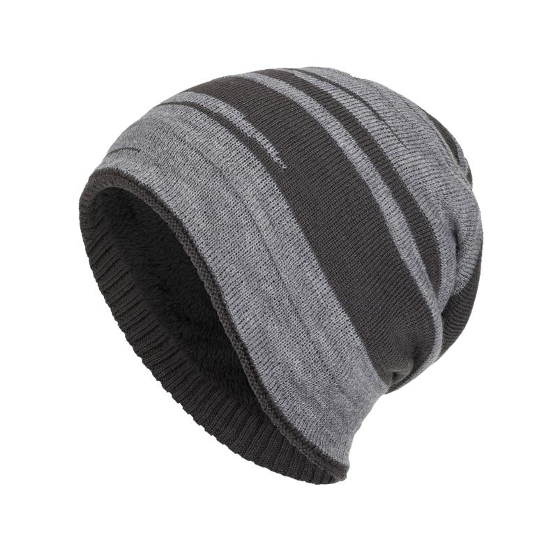 Cappello lavorato a maglia caldo con fodera in jacquard a blocchi di colore retrò da uomo 15668282Y