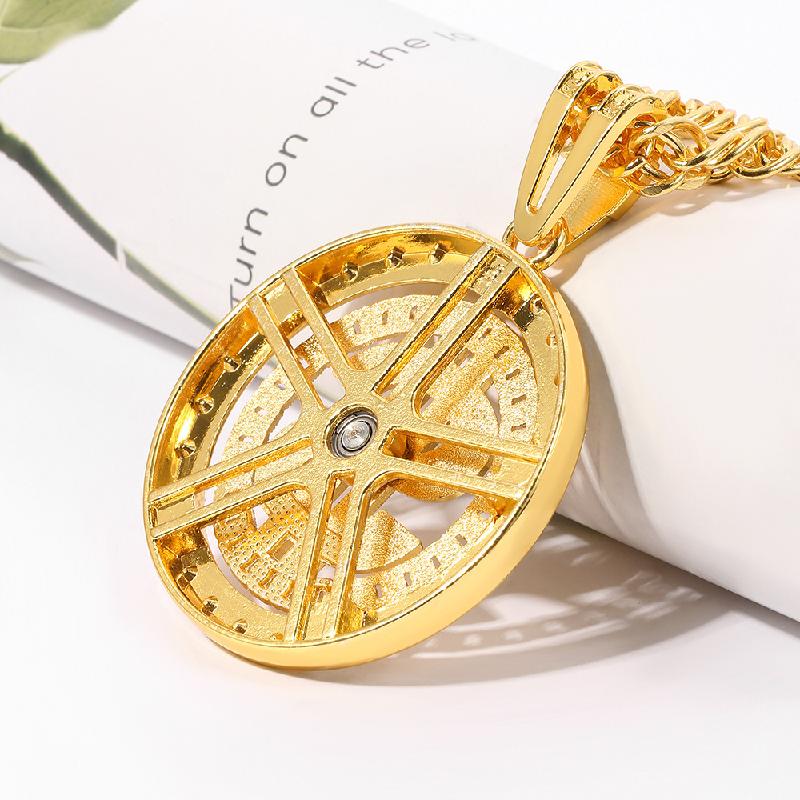 Collana rotonda retrò casual in oro 53540475TO