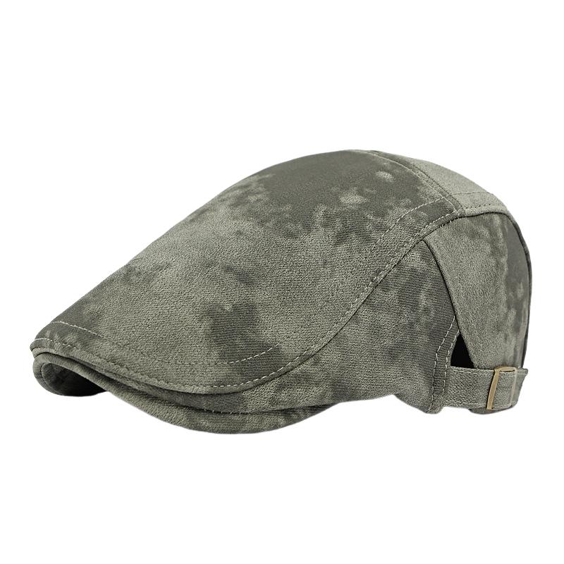 Cappello basco retrò britannico da uomo con motivo tie-dye 48833156K