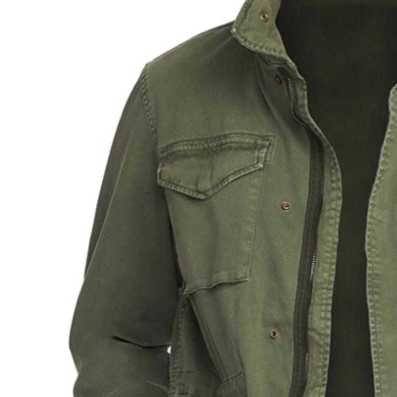 Herren Retro Casual Field Multi-Pocket Arbeitsjacke 41579884TO