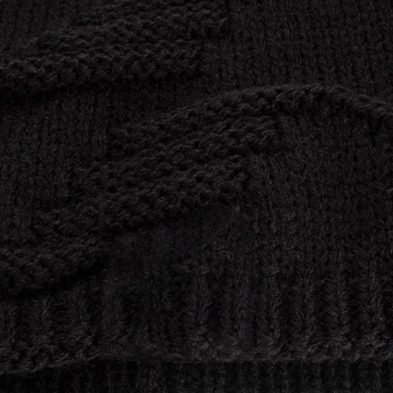 Cappello lavorato a maglia caldo foderato in peluche vintage da uomo 44555393Y