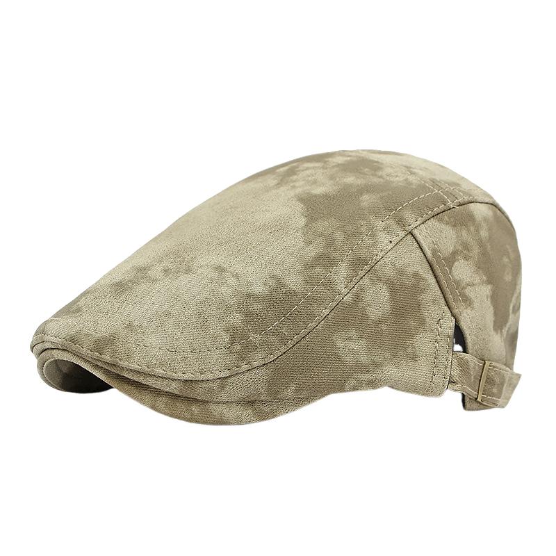 Cappello basco retrò britannico da uomo con motivo tie-dye 48833156K