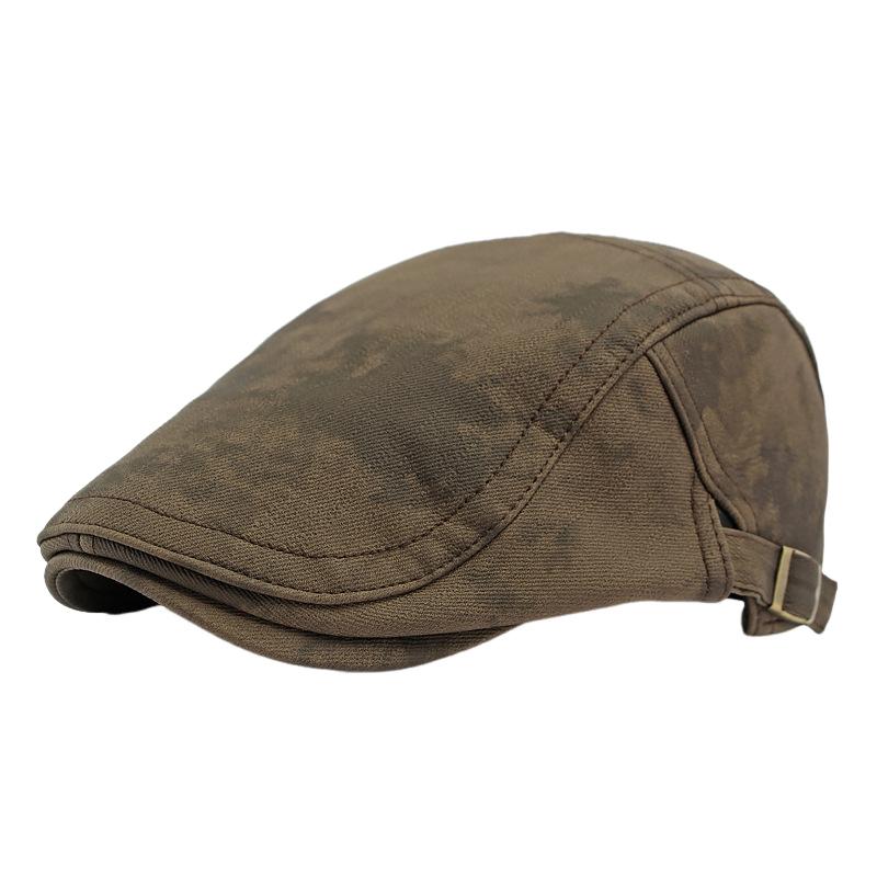 Cappello basco retrò britannico da uomo con motivo tie-dye 48833156K