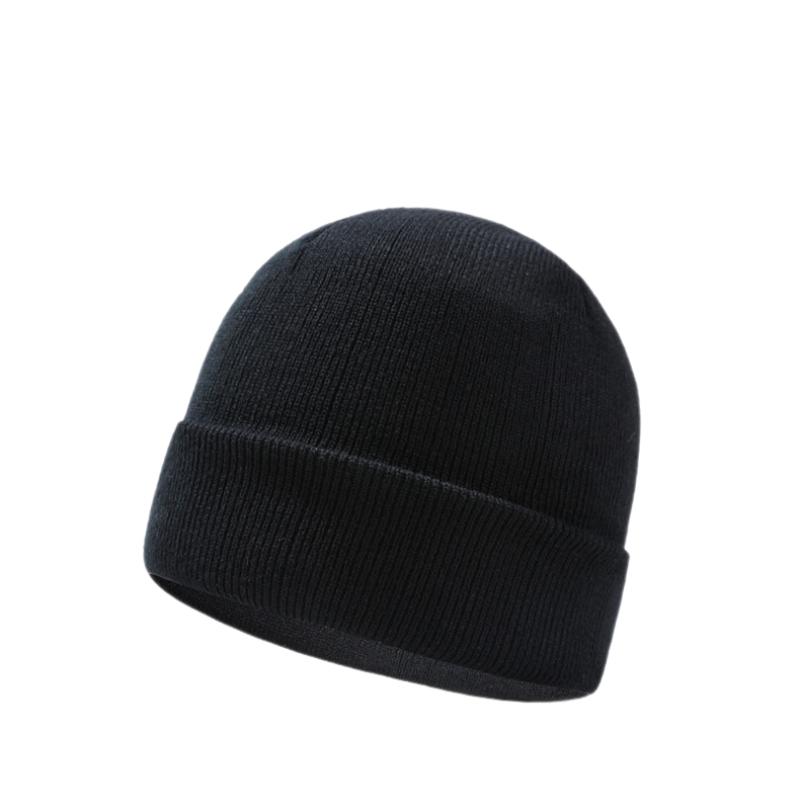 Men's Winter Plus Velvet Hat Scarf Gloves Three-piece Knitted Hat 11161881K
