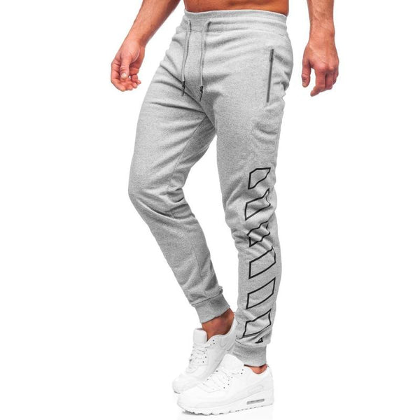 Men's Casual Slim Fit Elastic Waist Sports Pants 13109592M