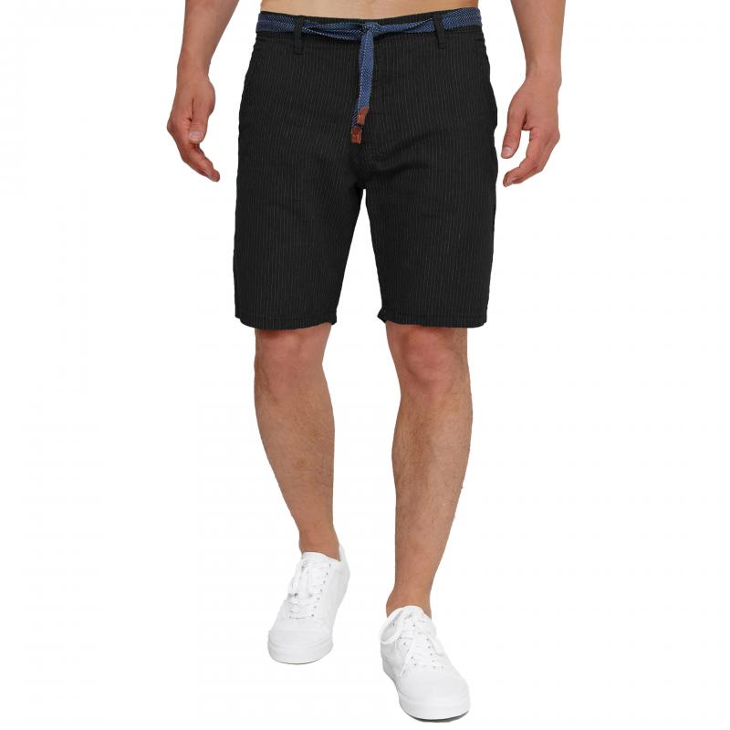 Short décontracté à rayures multi-poches pour homme (sans ceinture) 81384944Z