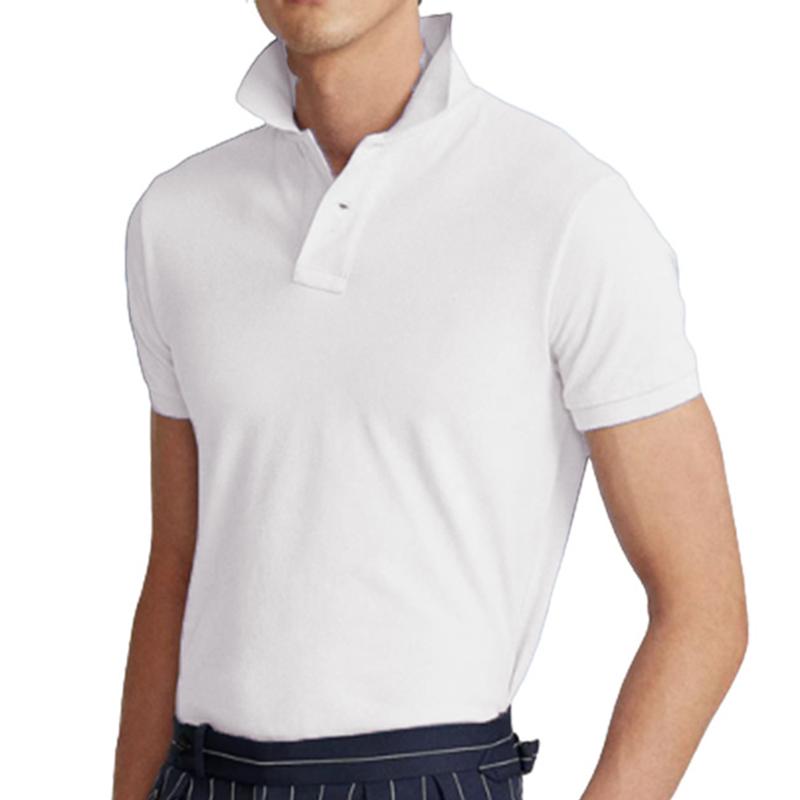 Polo de manga corta ajustado y liso para hombre 55059747Z