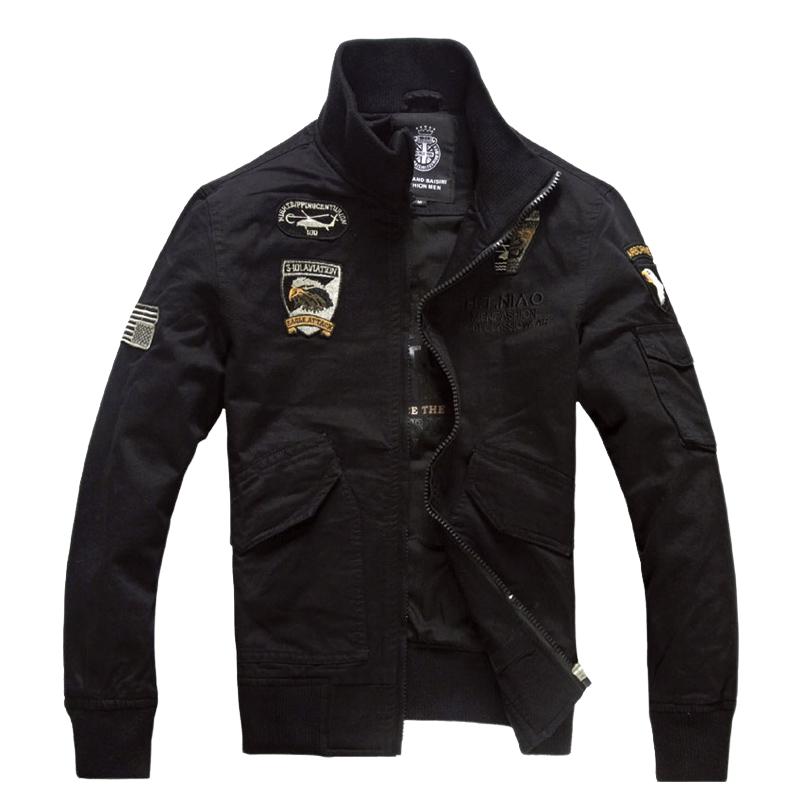 Chaqueta bomber vintage con cremallera para hombre 07915369U