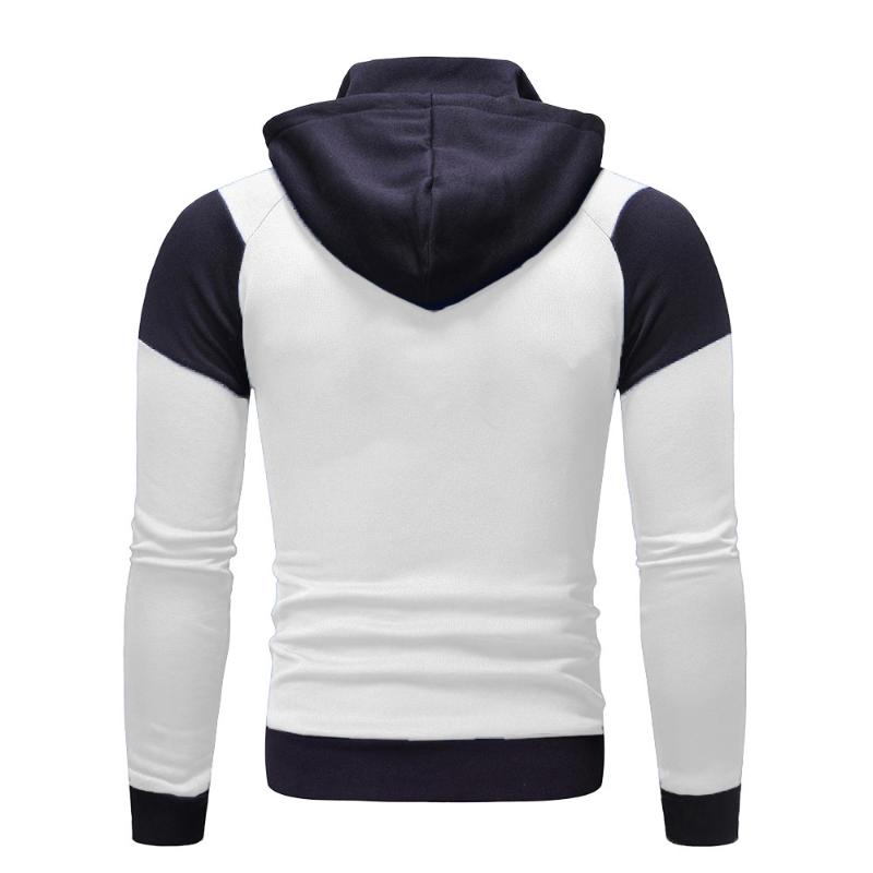 Felpa con cappuccio e pantaloni della tuta casual da uomo a doppio strato 40965202F