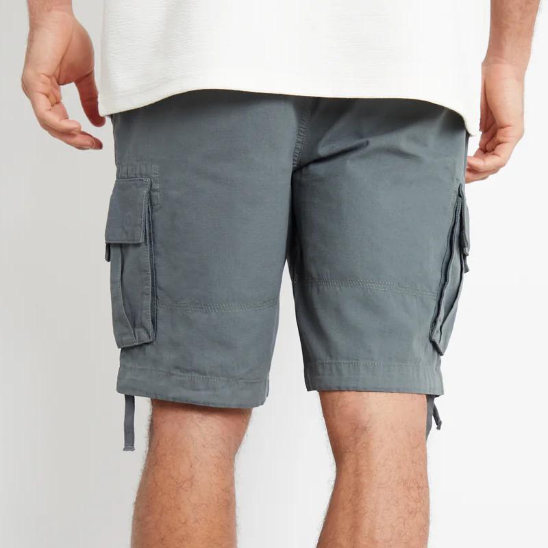 Short cargo droit multi-poches uni pour homme 06468989Z