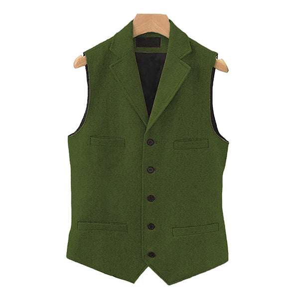 Mens Classic Suit Vest 15824060M Green / S Vests