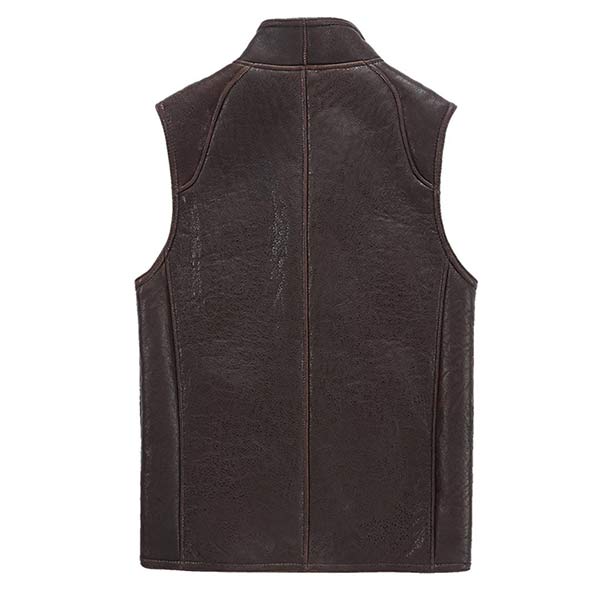 Mens Thermal Leather Vest Vests