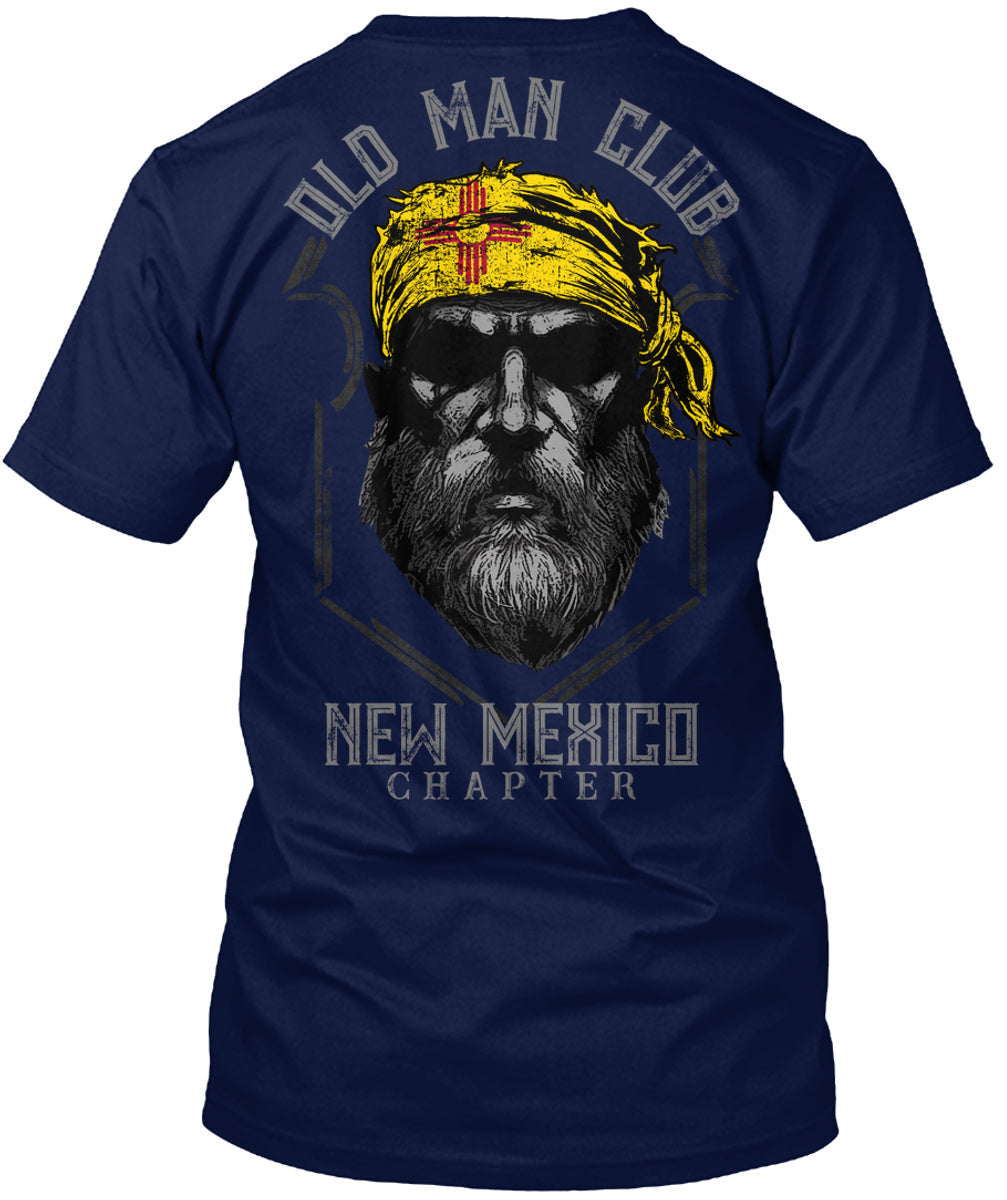 Old Man Club: New Mexico T-Shirt / Navy S Shirts & Tops