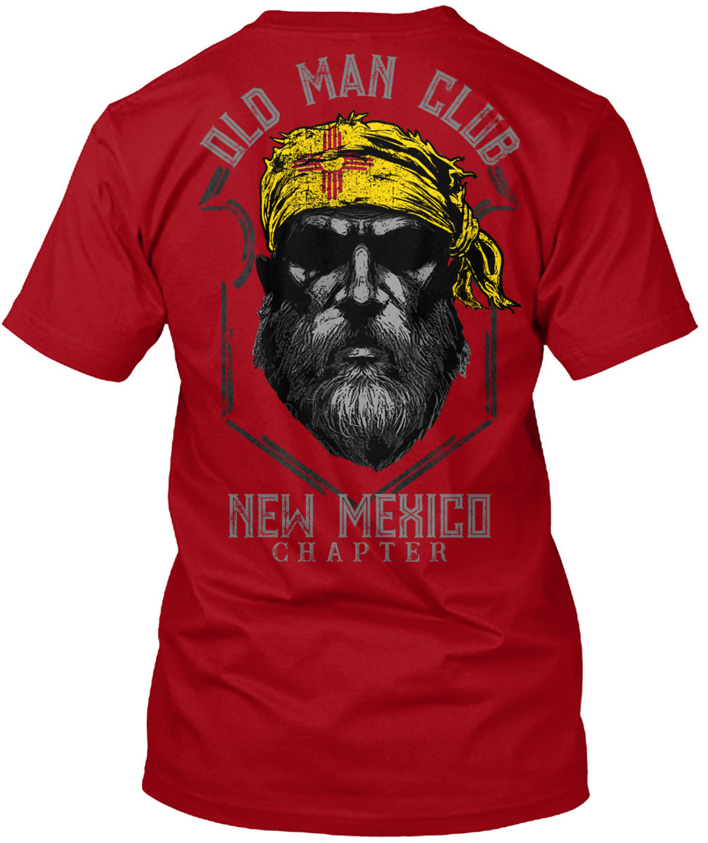 Old Man Club: New Mexico T-Shirt / Red S Shirts & Tops