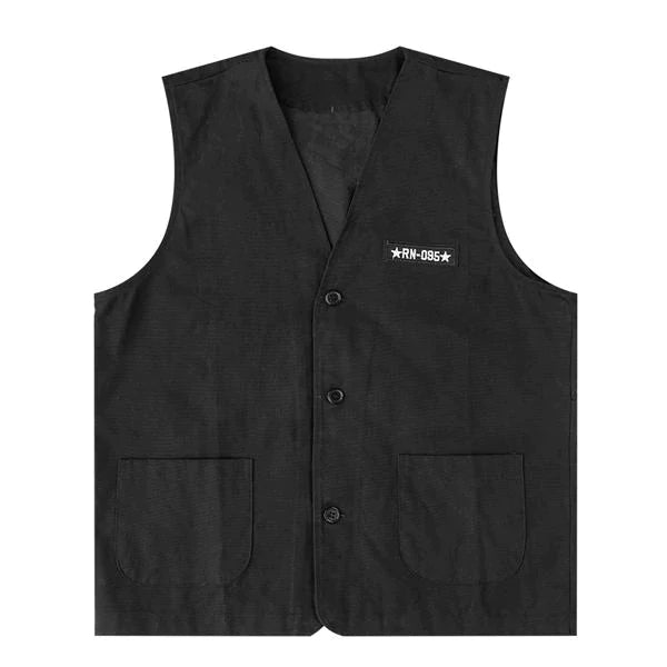 Gilet cargo multitasche vintage da uomo 94151067X