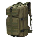Outdoor Large Capacity Multifunctional Canvas Backpack Army Green Bag