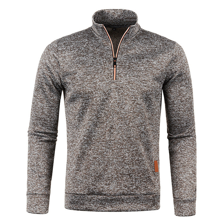 Herren-Pullover mit Ausschnitt und Reißverschluss, Strick-Unterhemd 79098087X