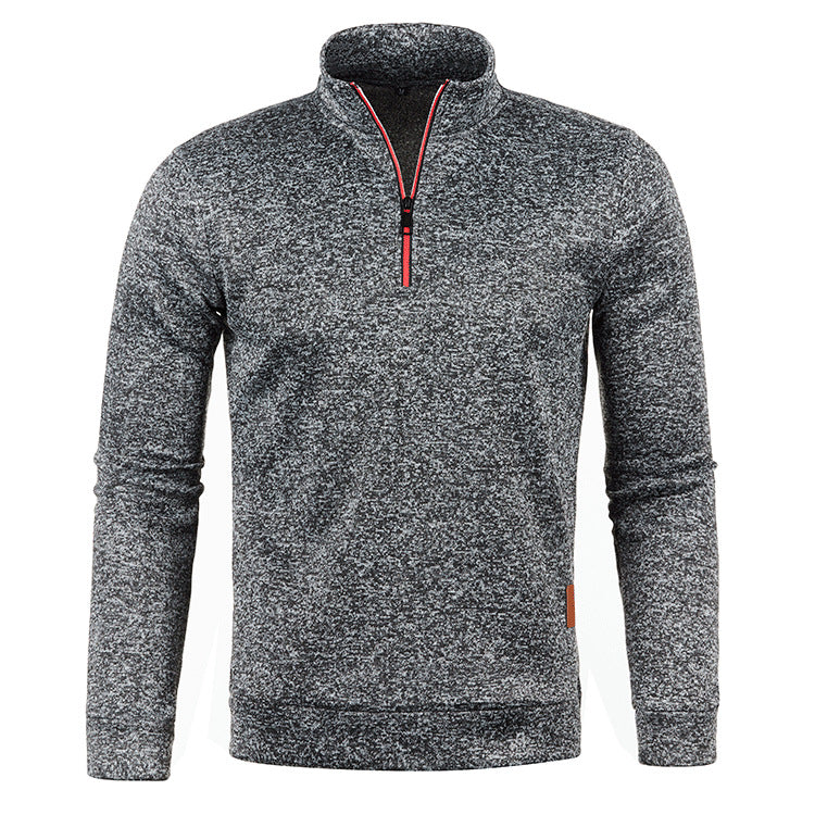 Herren-Pullover mit Ausschnitt und Reißverschluss, Strick-Unterhemd 79098087X