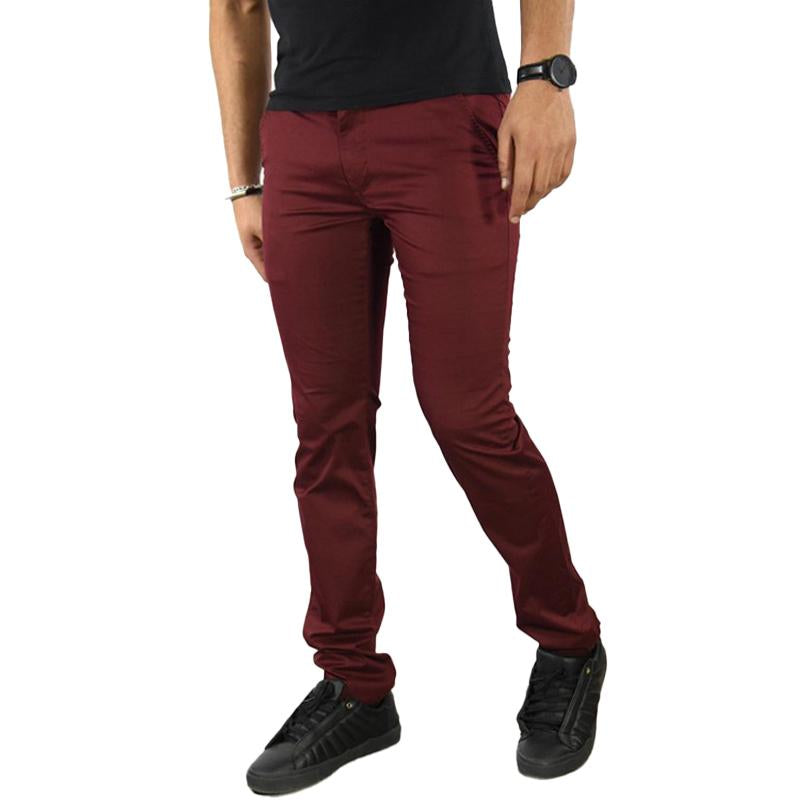 Pantaloni casual tinta unita da uomo 84493704X