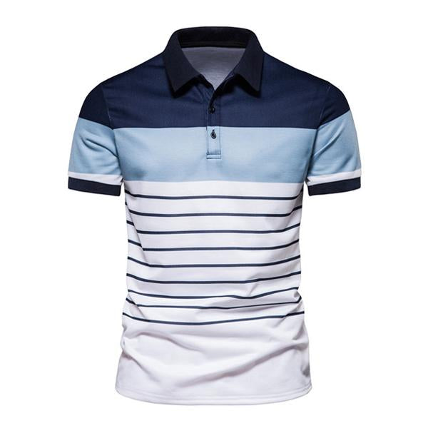Men's Contrast Stripe POLO Shirt 65166437X