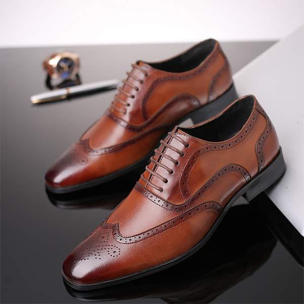 HOMBRES'S ZAPATOS DE NEGOCIOS BROGUE 02236217