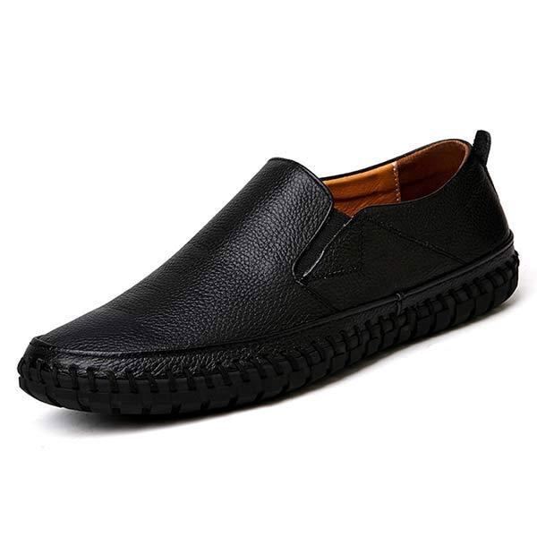 Mens Elastic Loafers 95050605 Black / 6 Shoes