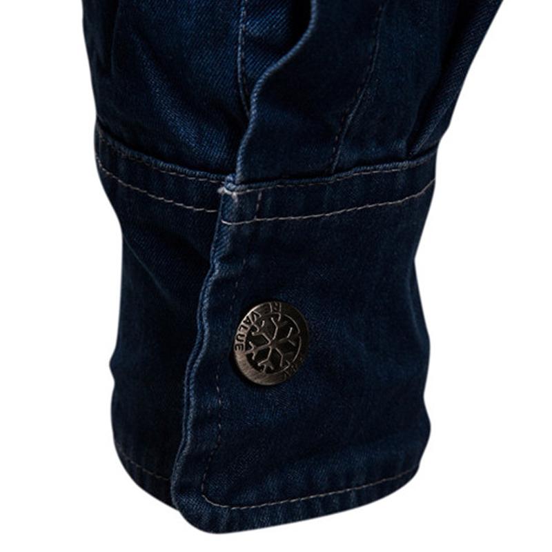 Camisa de manga larga de mezclilla lavada para hombre 38818803X