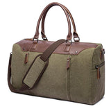 Casual Tote Canvas Luggage Bag 85085230M Army Green Handbags