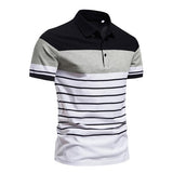 Men's Contrast Stripe POLO Shirt 65166437X