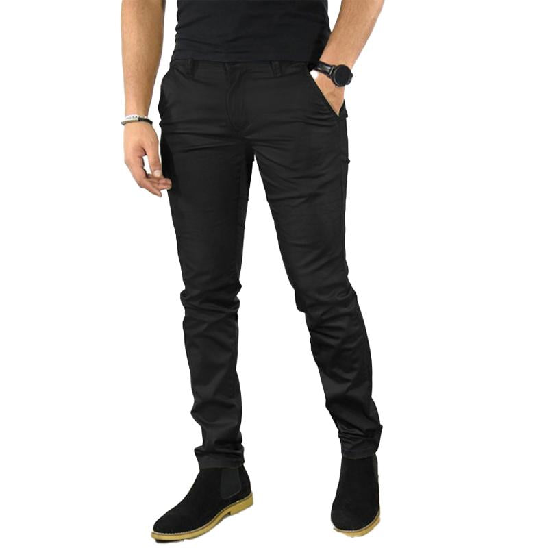 Pantaloni casual tinta unita da uomo 84493704X
