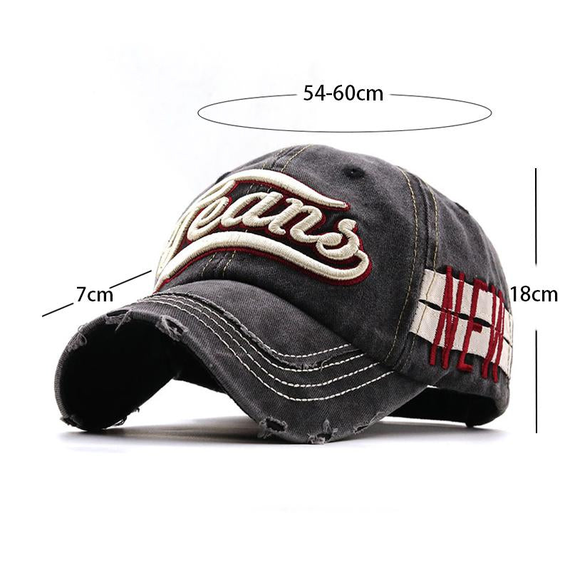 Gorra de béisbol con letras bordadas para hombre 54973199Y