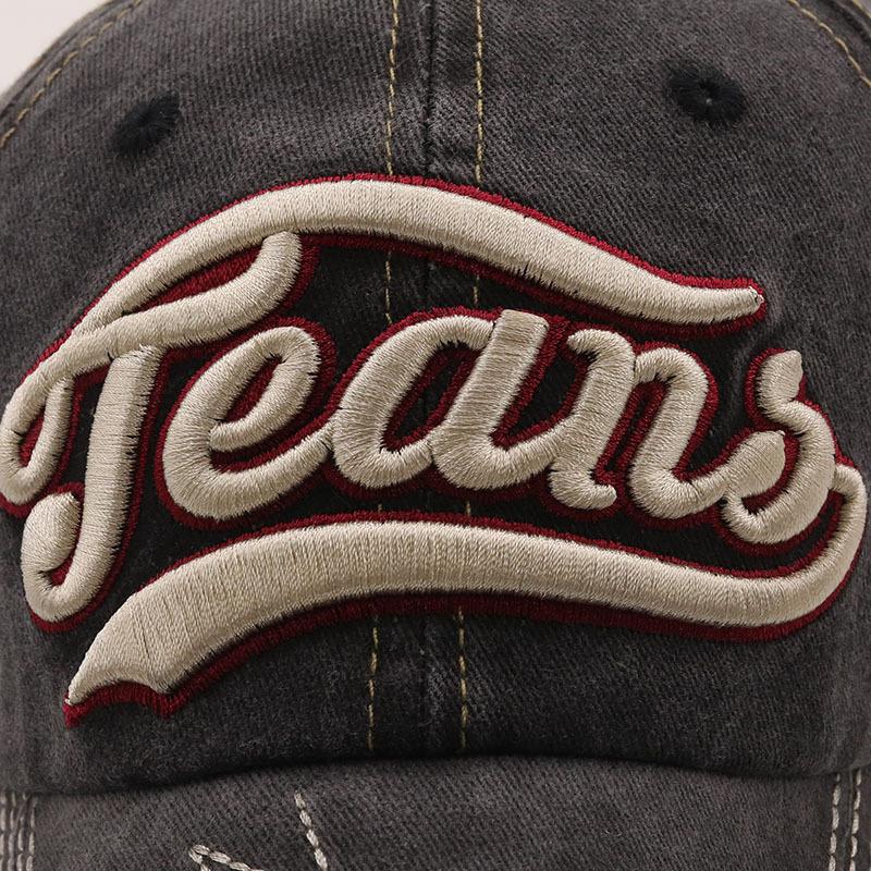Gorra de béisbol con letras bordadas para hombre 54973199Y