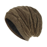 Warm Knitted Hat Hat / Khakicoffee Free Size Hats