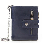 Vintage Folding Wallet 33299044X Blue Wallet