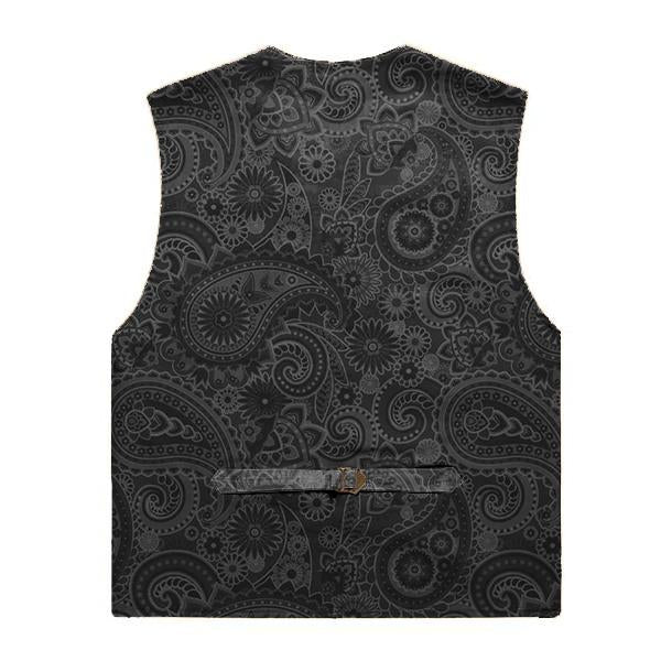 V-hals for menn, Cashew-blomster, fritidsvest 04014494M