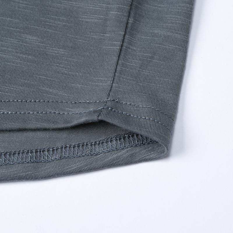 T-shirt girocollo a maniche lunghe con tasca con cerniera da uomo 56507368X