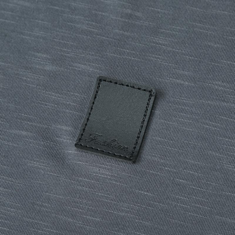 T-shirt girocollo a maniche lunghe con tasca con cerniera da uomo 56507368X