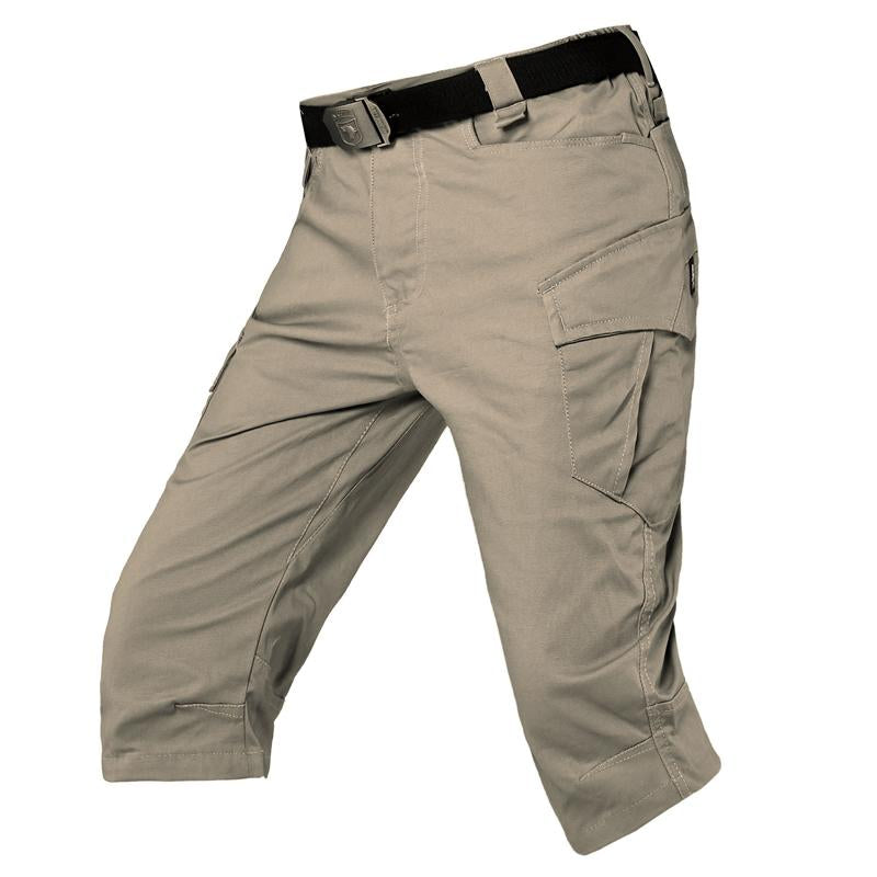 Pantalones cortos cargo de color liso para hombre 48530337Y (sin cinturón)