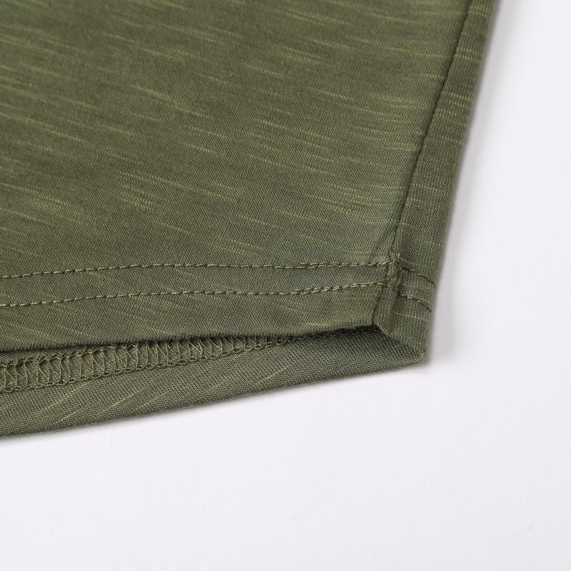 T-shirt girocollo a maniche lunghe con tasca con cerniera da uomo 56507368X